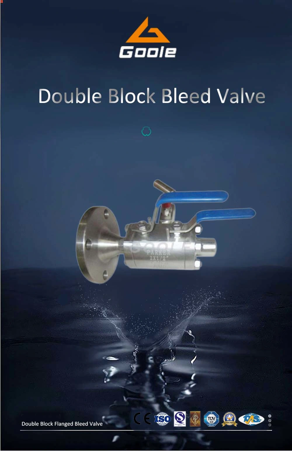 F-NPT/Flanged A105/F304/F316/F51/F55 Double Block and Bleed Lever Operated /Gear Operated Floating / Trunnion Dbb Ball Valve