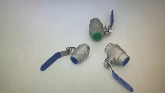 Válvula de retención flotante industrial/sanitaria con rosca NPT/BSPT/Bsp de acero inoxidable CF8/CF8m DN15/filtro/válvula de globo/válvula de bola